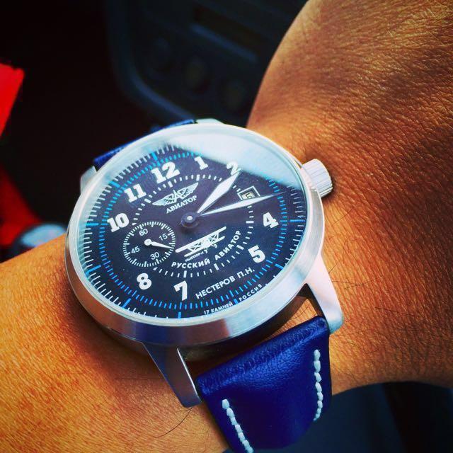 Russian sales aviator watch