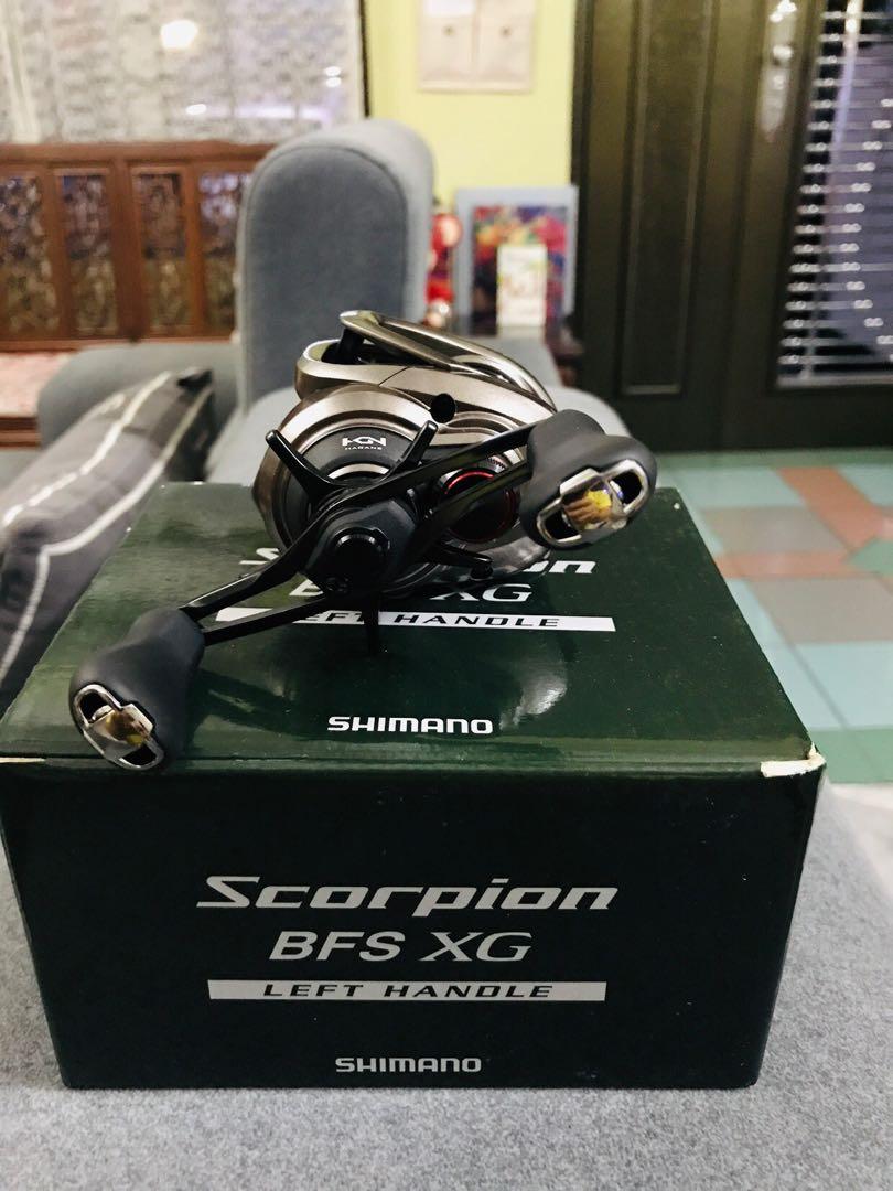 Shimano scorpion bfs xg, Sports Equipment, Fishing on Carousell