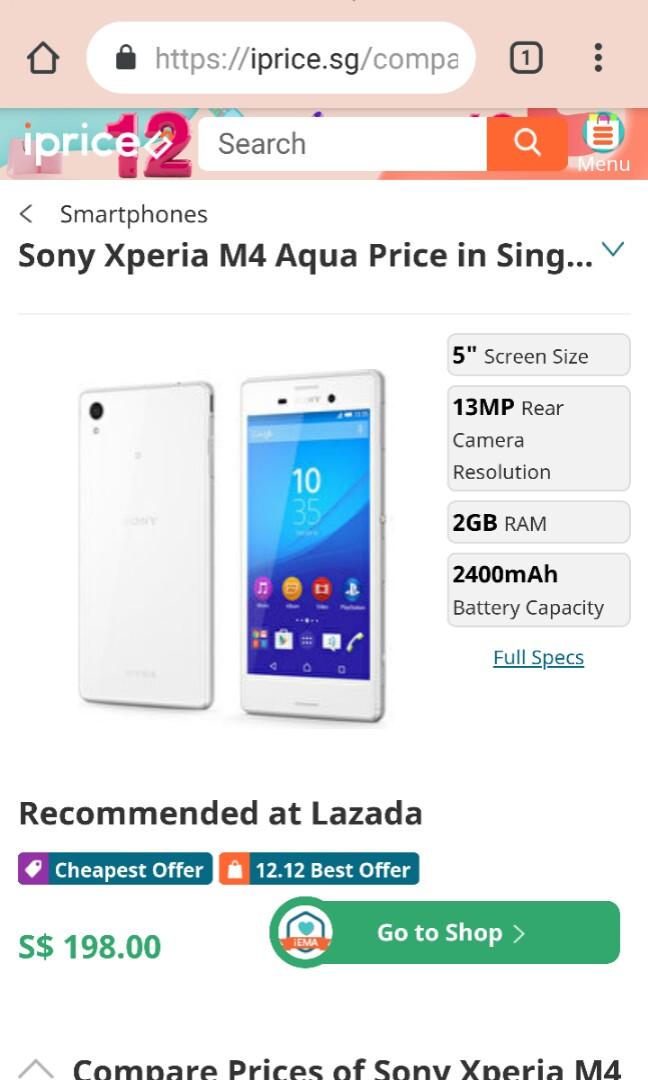 Sony Xperia M4 Aqua New In The Box Phone Mobile Phones Tablets Android Phones Sony On Carousell