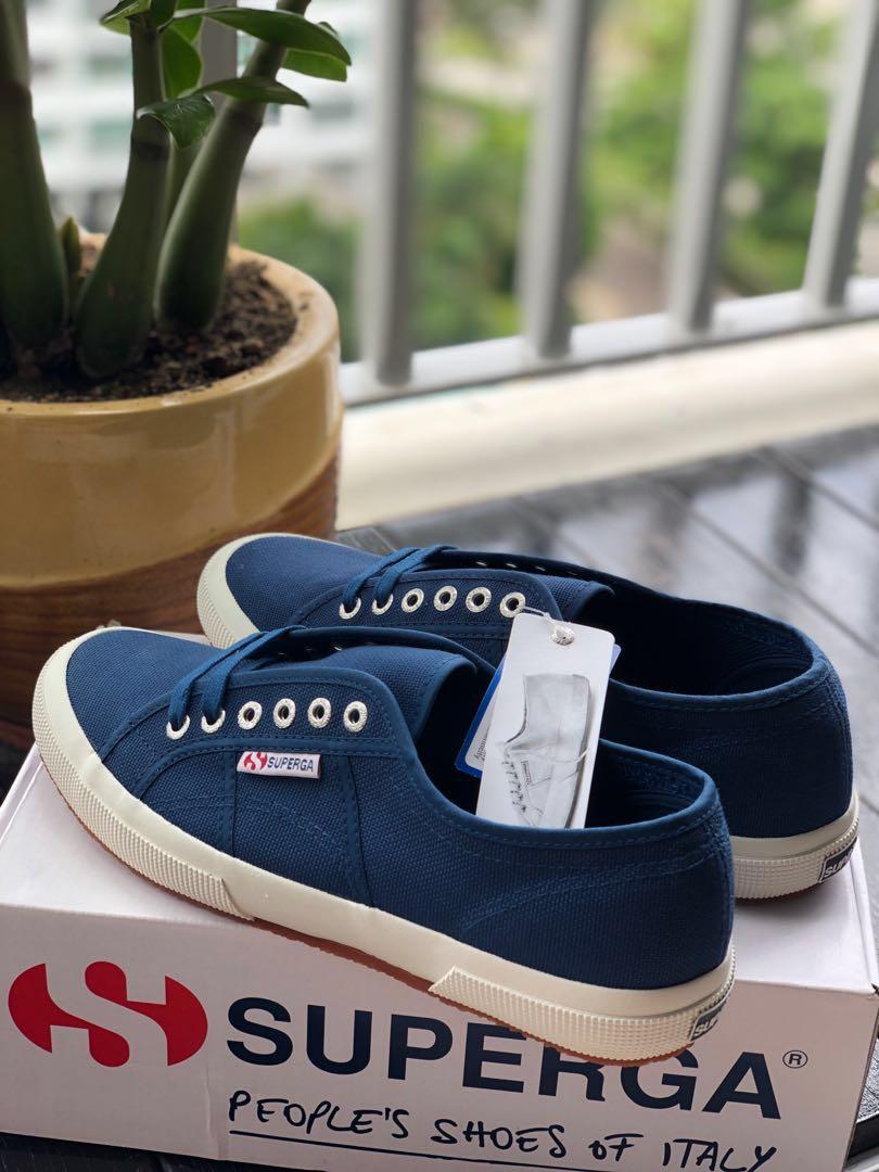 superga blue sneakers