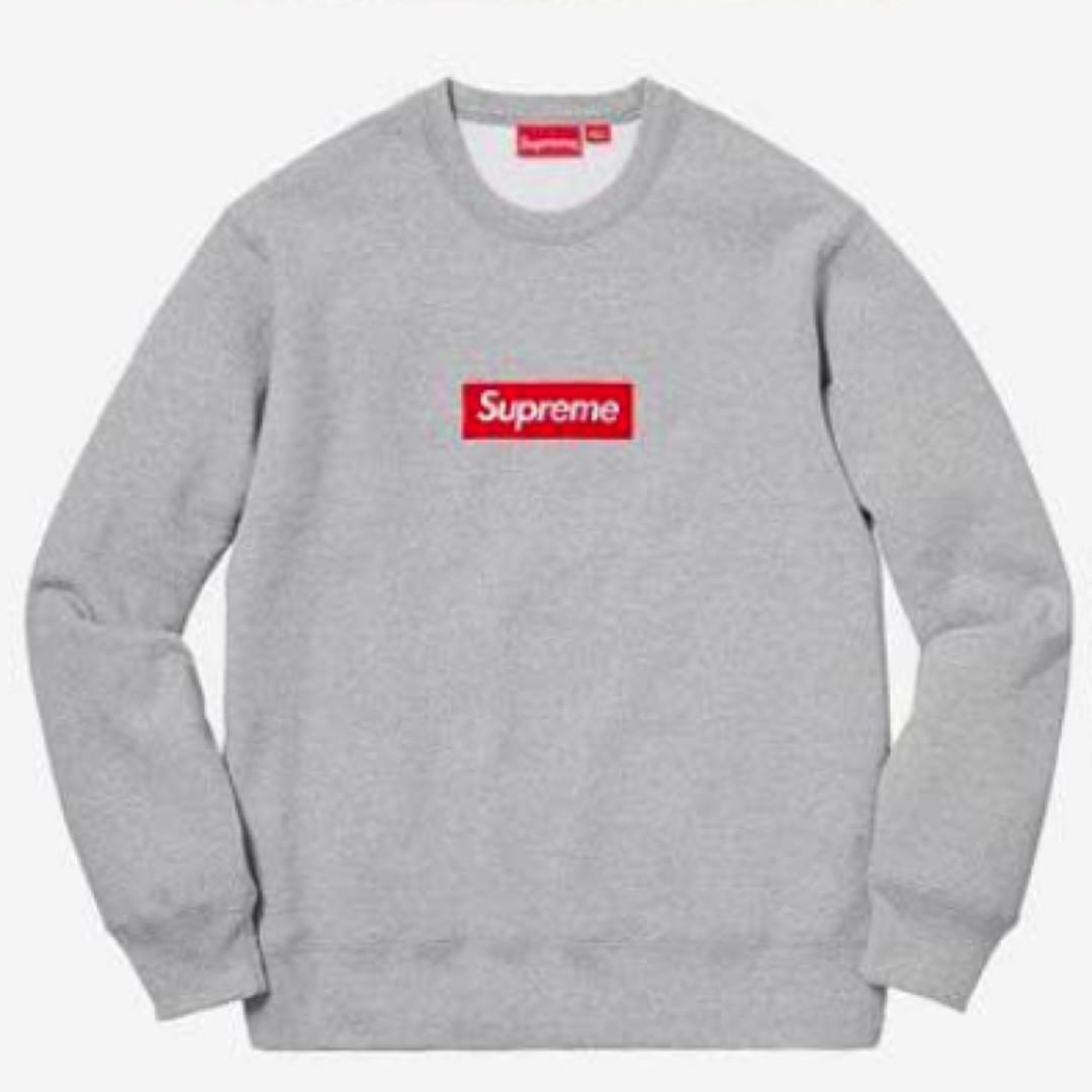 supreme 2018 box logo crewneck