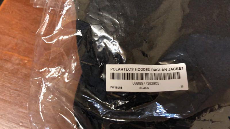 supreme polartec hooded raglan jacket