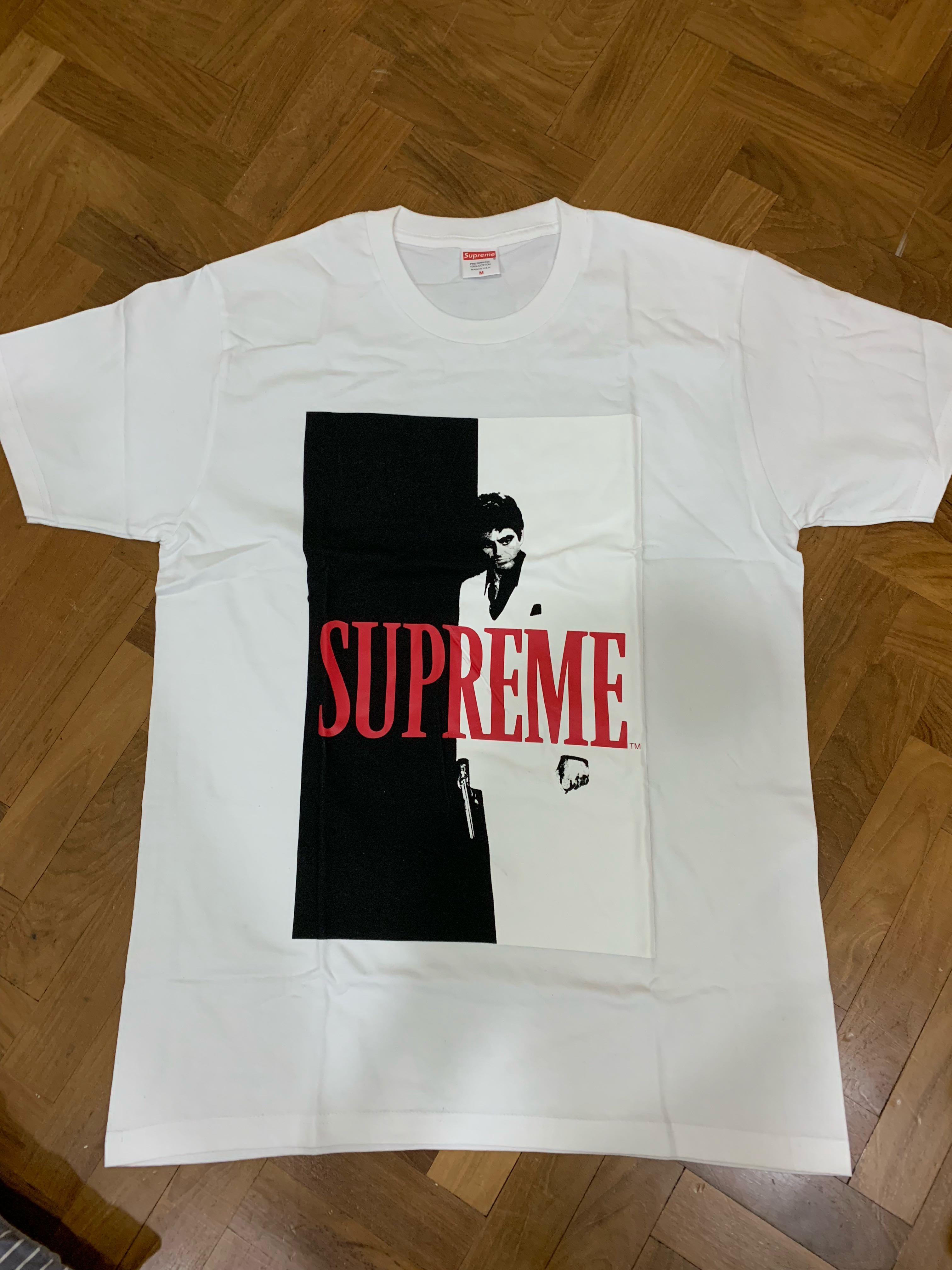 supreme scarface tee white
