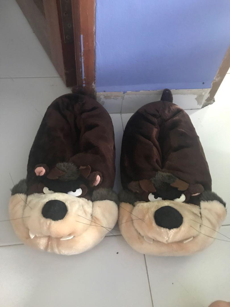 Tasmanian devil slippers best sale