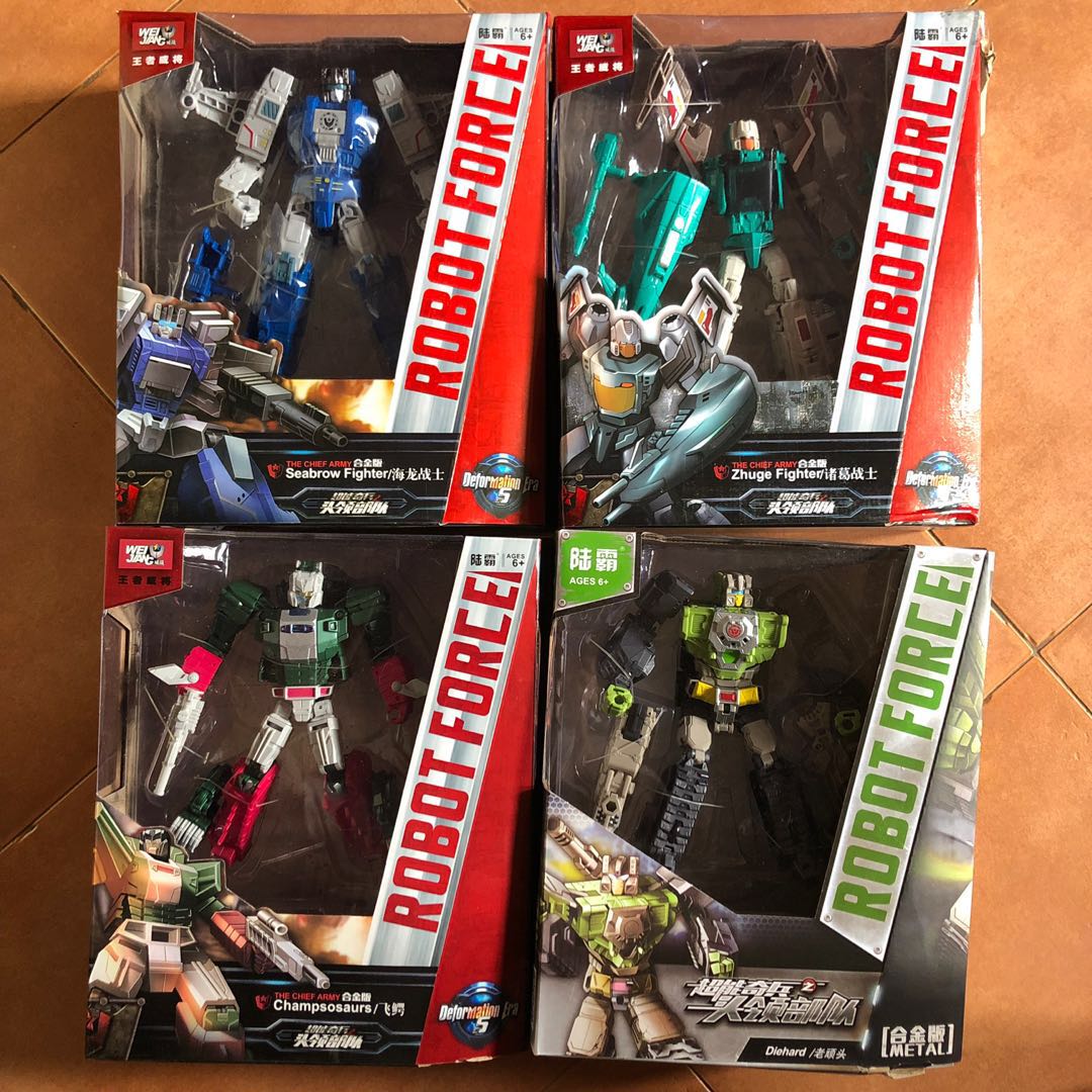 Transformers toy Seabrow Fighter Robot force