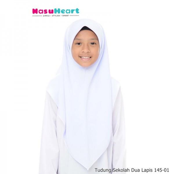 Tudung Sekolah Dua Lapis Babies Kids Girls Apparel 8 To 12 Years On Carousell