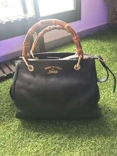 Authentic Gucci Bamboo bag with Sling