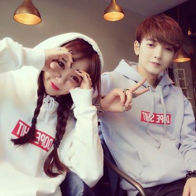 Ulzzang couple hoodie outlet