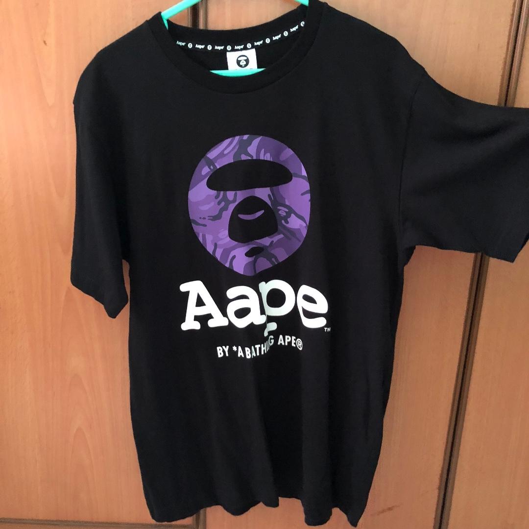a bathing ape shirt purple