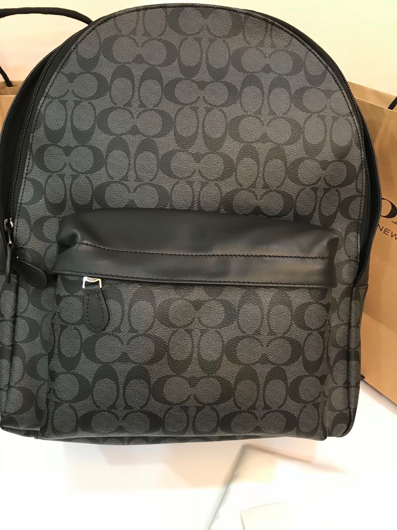 Authentic coach men backpack laptop bag 55398 promotion Christmas