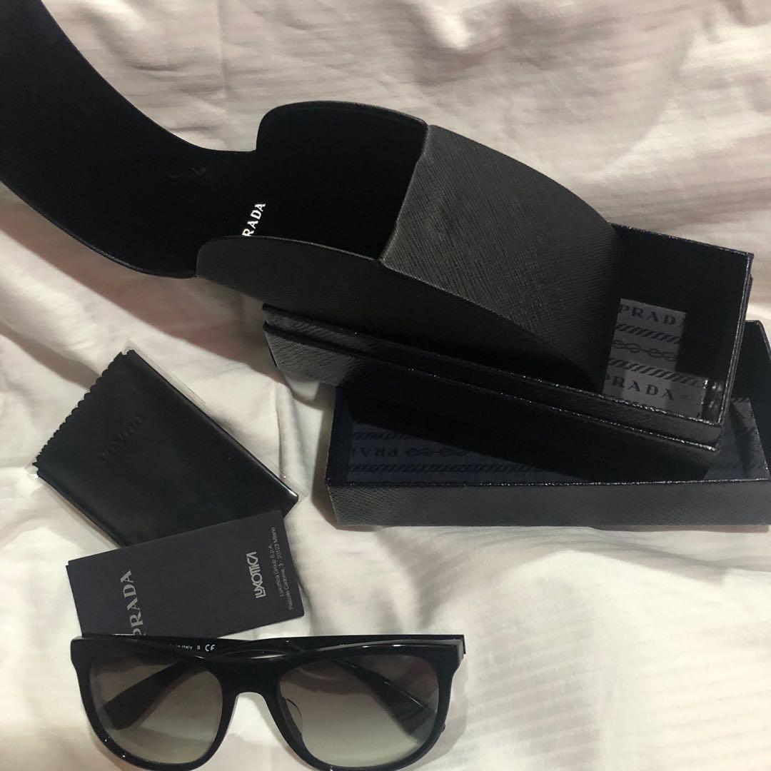 Authentic Prada Shades / sunglasses Brand New (Category: Sunglasses & Eyewear) located in Makati City. Submitted by charleihh (Listing ID 204659005, Image 3). Description: Selling for my mom • Brand ew • Authentic bought in U.S. (Sale) • Original Price: $434.95 (22,560) selling for 14,200 ONLY ❗️ strictly for sure buyers only. • Available for meet-up , Ship on same day and Ship via LBC .