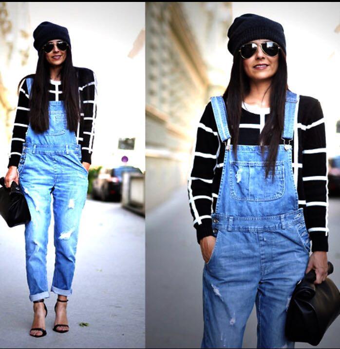 h&m denim jumper