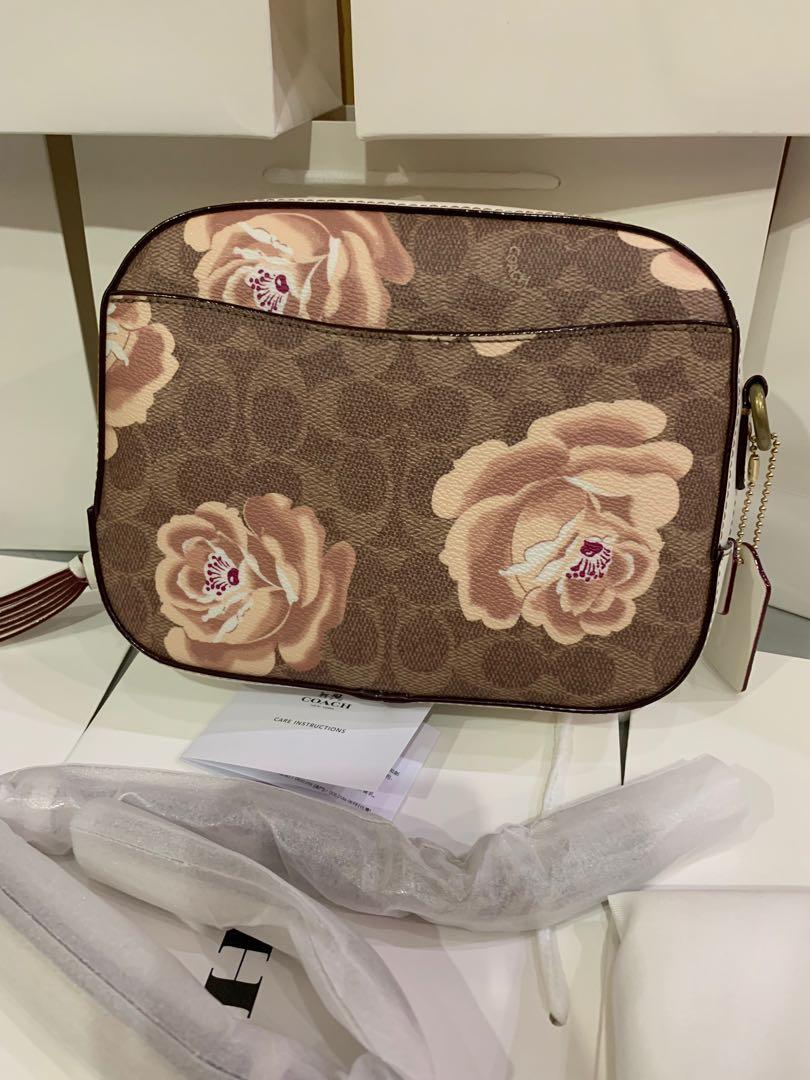 coach camera bag rose