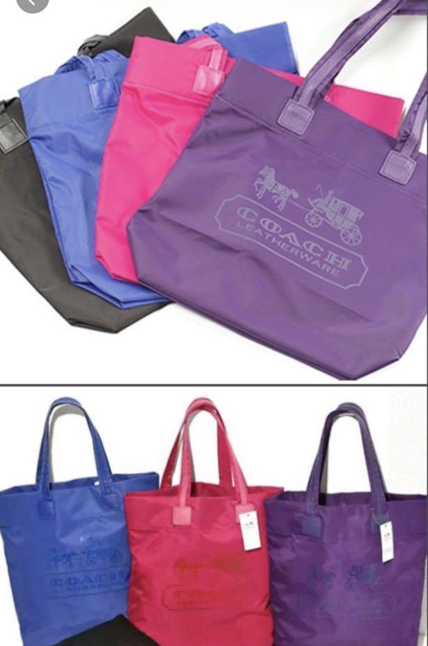 Coach nylon tote handbags sales