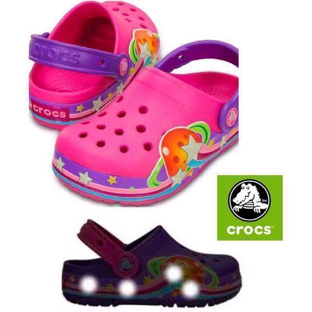 crocs kids light