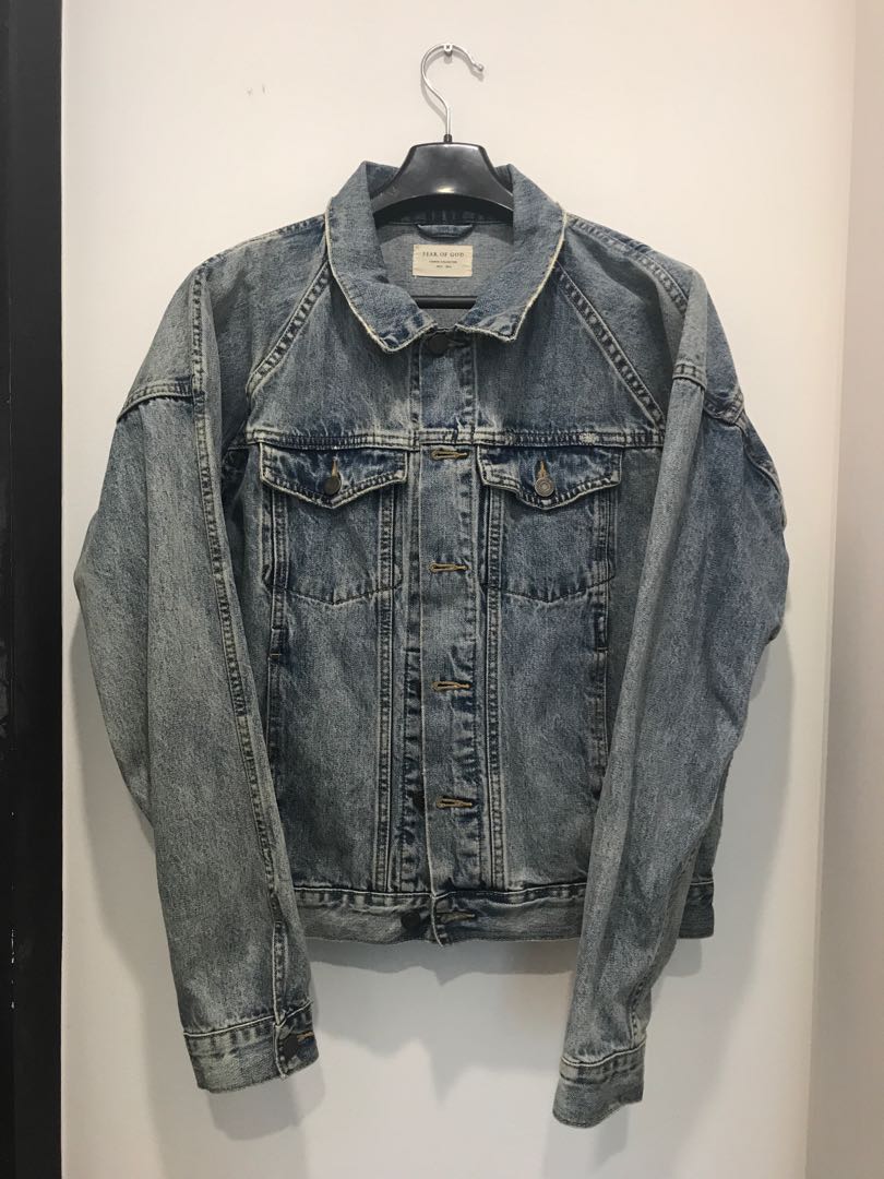 Fear of god oversized denim jacket