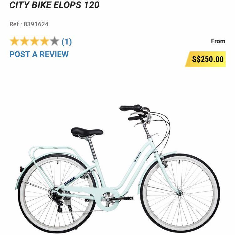 btwin elops 1 city bike