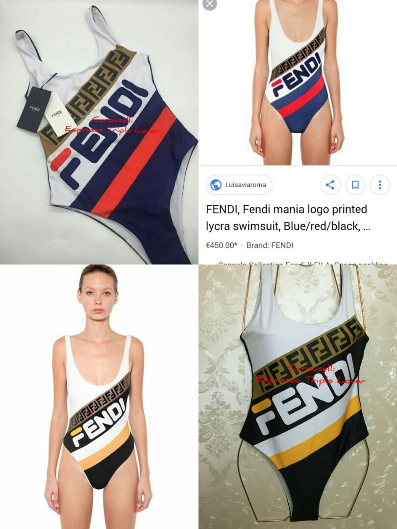 fendi x fila swimsuit