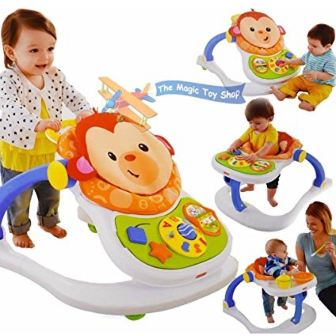 Fisher Price 4 in 1 Monkey Entertainer Baby Walker Babies Kids