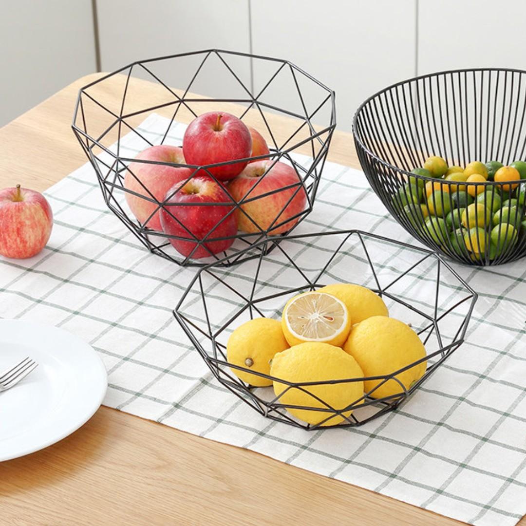 Geometric Wire Basket, Furniture & Home Living, Kitchenware & Tableware ...