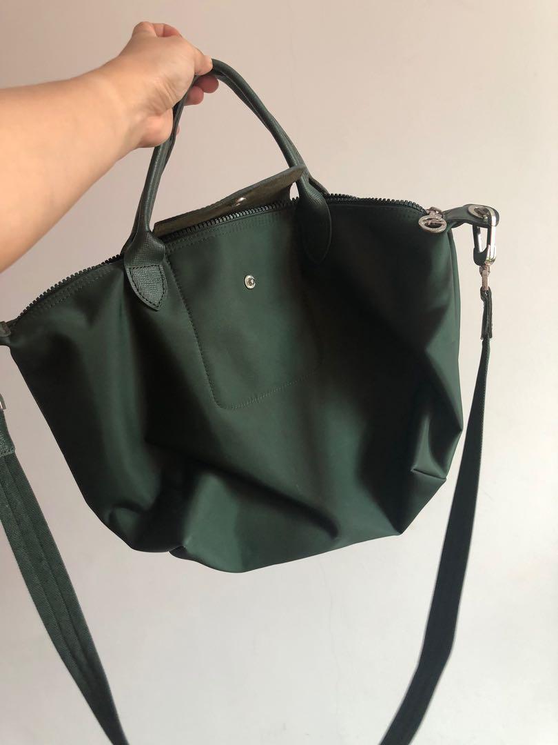 longchamp green bag