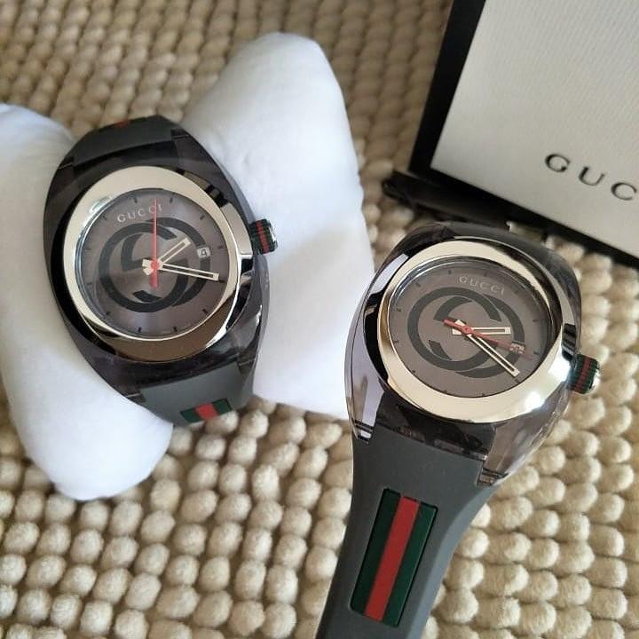 Gucci Sync XXL 46mm Grey, Barang Mewah 