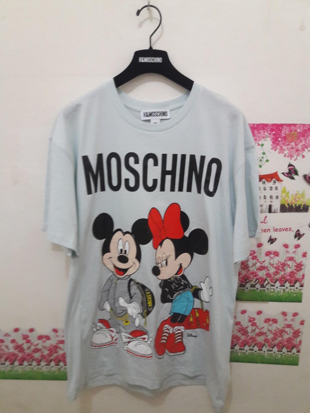 H M X Moschino T Shirt Women S Fashion Women S Clothes Tops On