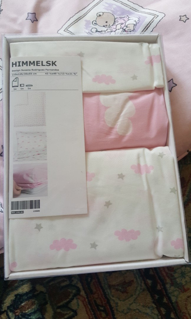 ikea baby bed sheet