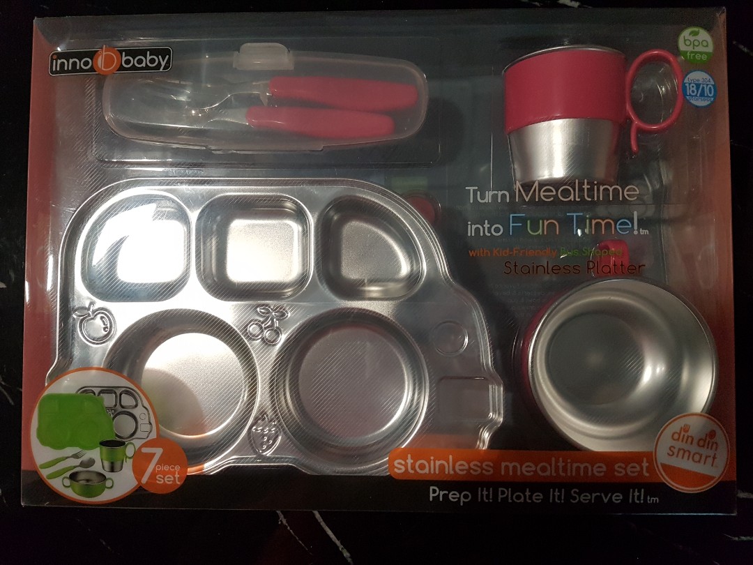 Innobaby Stainless Mealtime Set, Babies & Kids, Nursing & Feeding(01)