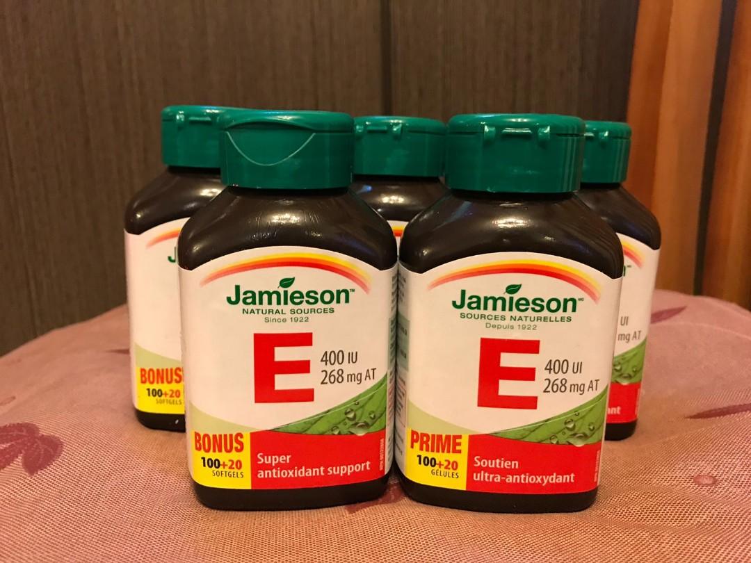 Jamieson Vitamin E, 健康及營養食用品, 健康補充品, 健康補充品 維他命及補充品 Carousell