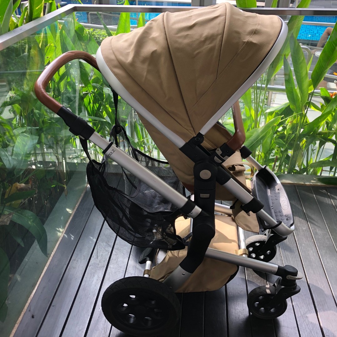 Joolz Day Earth Camel Beige complete set with many original Joolz accessories and brand new wheels