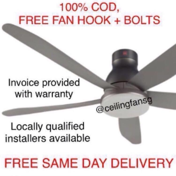 Kdk Ceiling Fan With Led Light Free Delivery Home