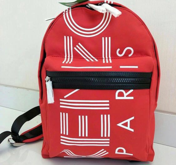 kenzo backpack red