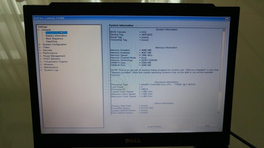Latitude E4300 No Battery Cmos Battery Also Need Replacement Electronics Computers Laptops On Carousell