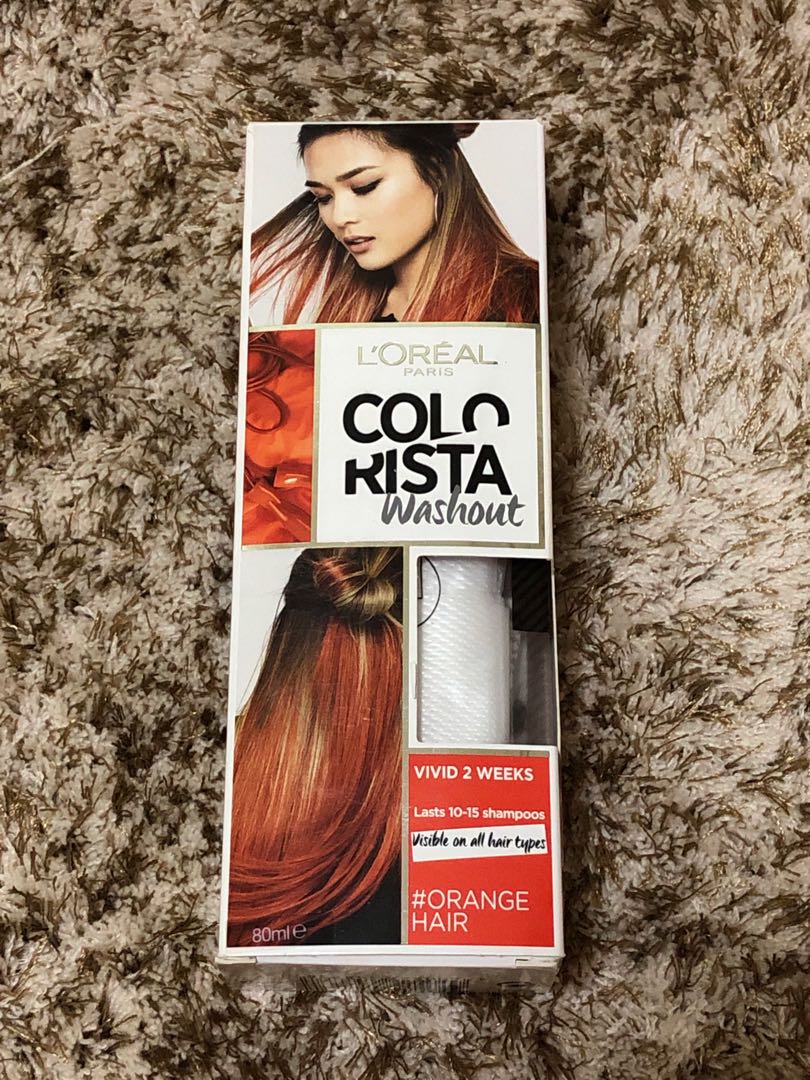 Loreal Colorista Washout Orange Health Beauty Hair Care On
