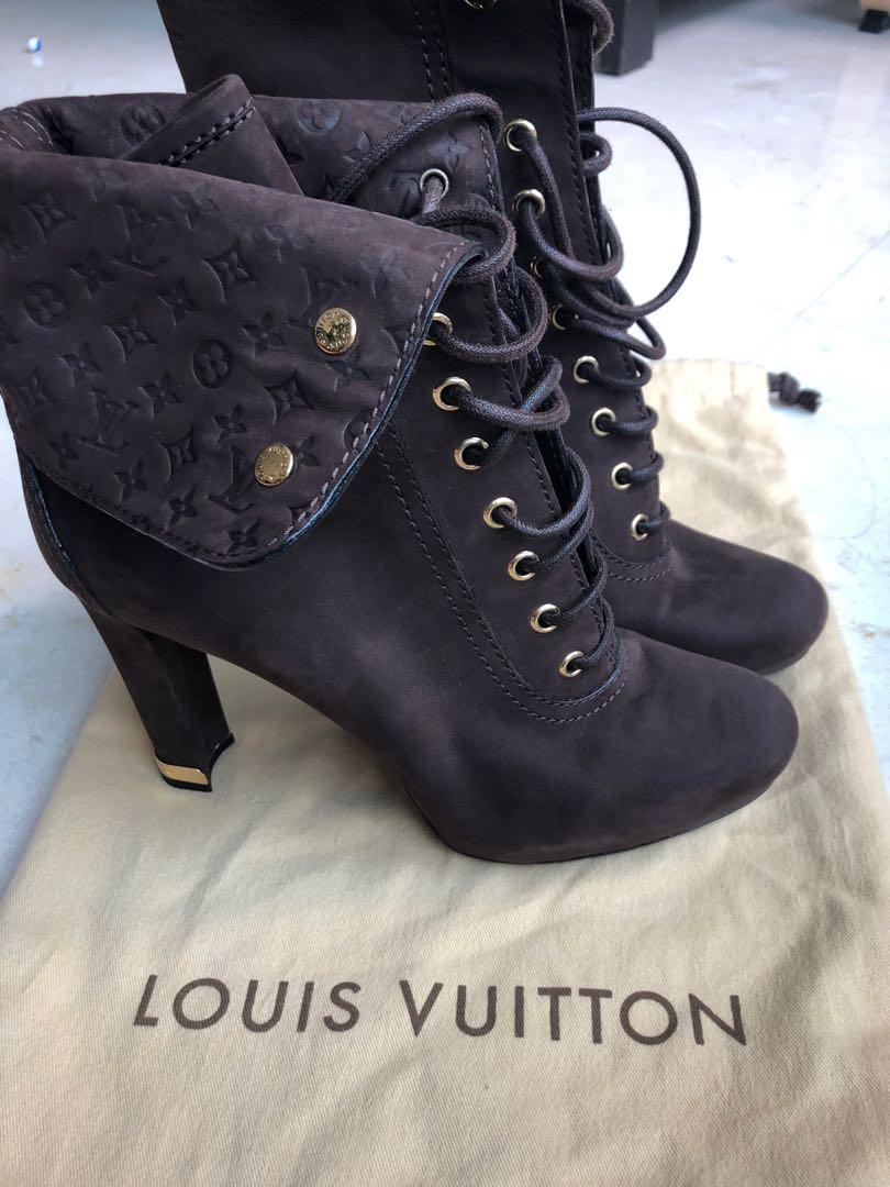 Louis Vuitton Ankle Boots Women S Fashion Shoes Boots On Carousell