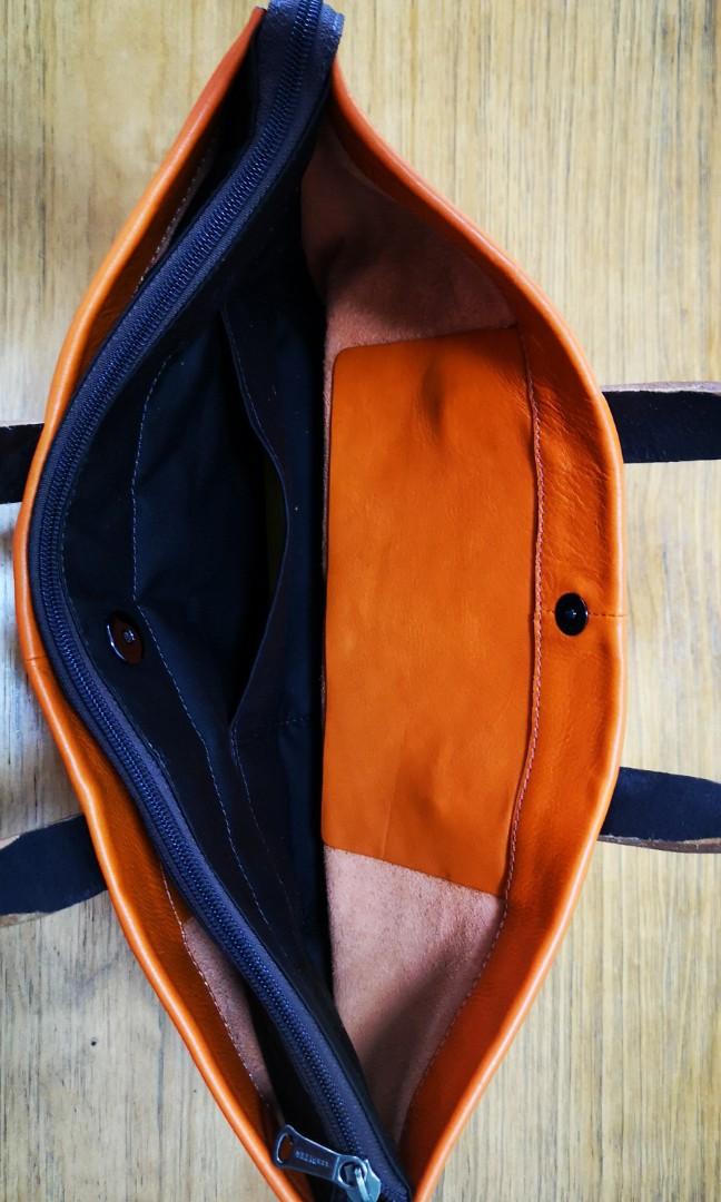 Leather Briefcase, Japanese brand, Men's Fashion, Bags, Briefcases on