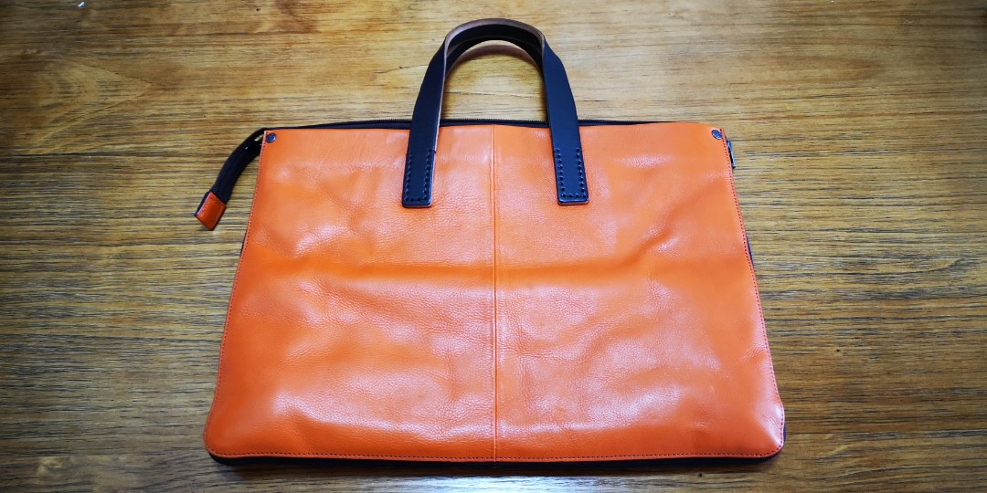 Leather Briefcase, Japanese brand, Men's Fashion, Bags, Briefcases on