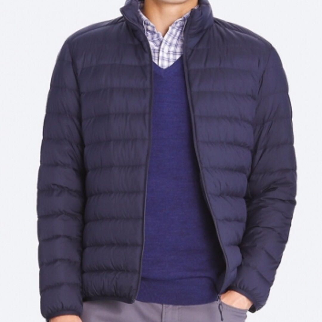 MENS Uniqlo Ultra Light Down Jacket Dark Blue Mens Fashion Coats  Jackets and Outerwear on Carousell