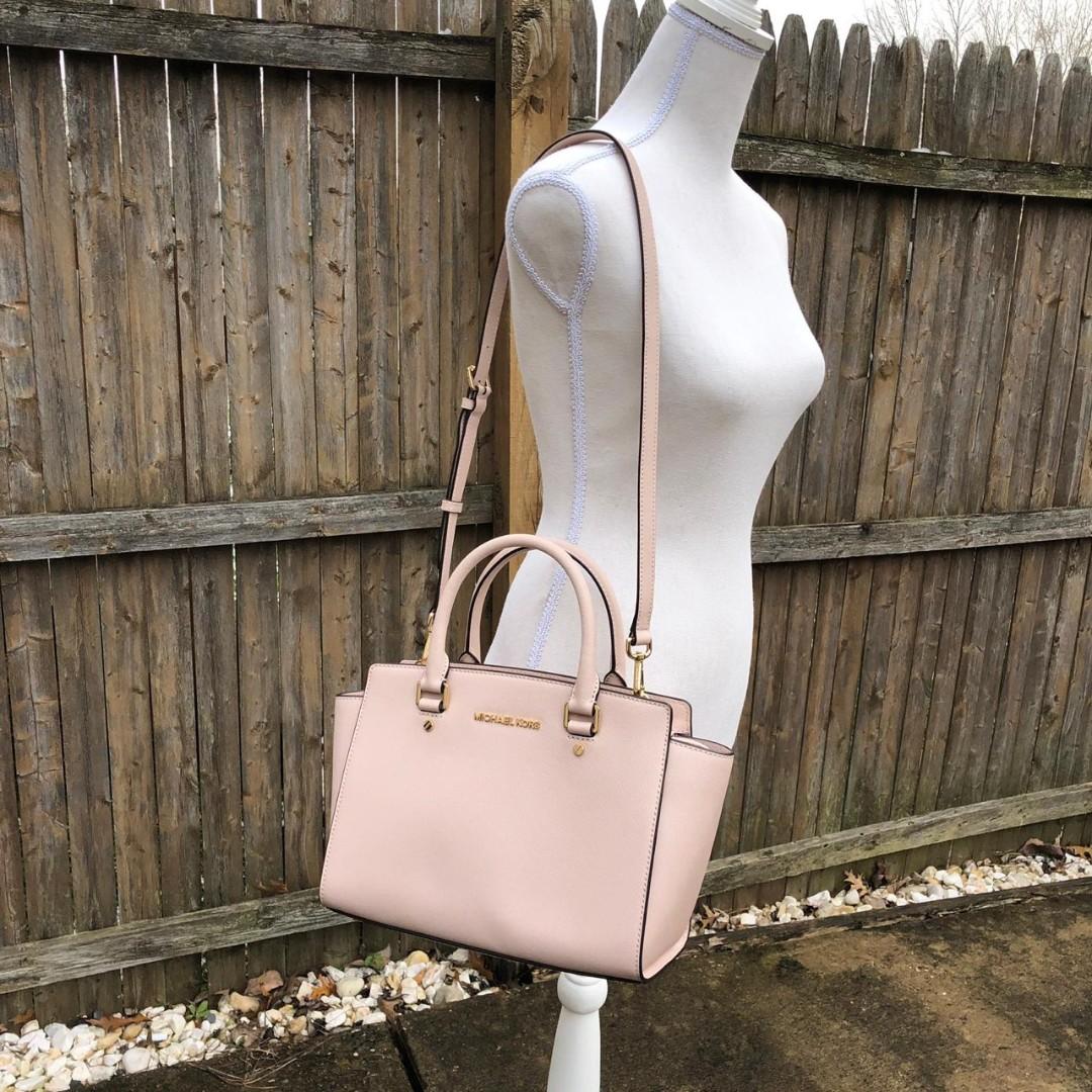 michael kors selma medium pink