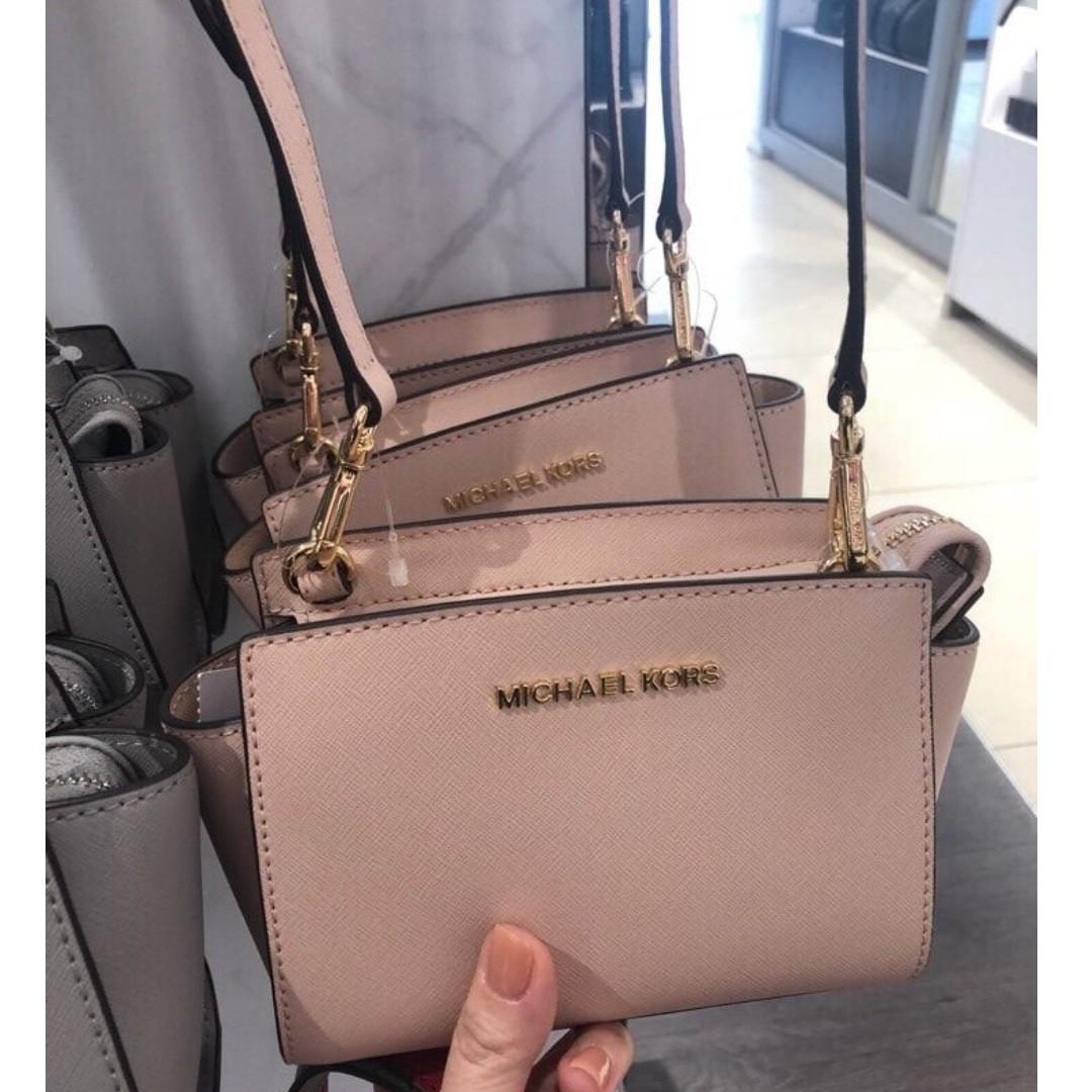 selma mini saffiano leather crossbody michael kors