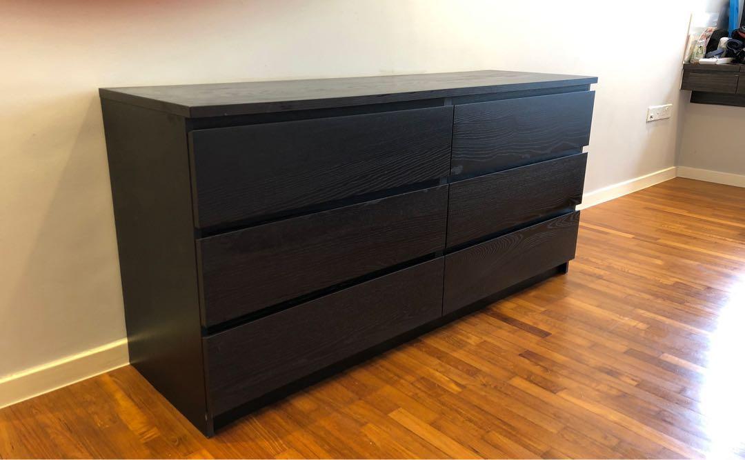 Neg Malm Chest Of 6 Drawers Furniture Shelves Drawers On