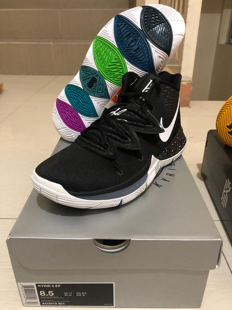 Genuine NIKE KYRIE 5 EP FRIENDS Black Color Friends XDR Wearable ZOOM