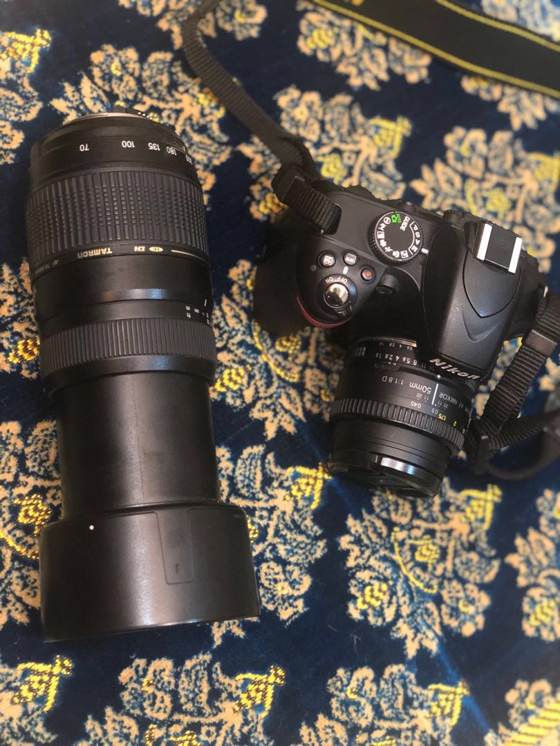 Nikon D3200 + tamron 70300 + nikkor 50MM f1.8, Photography, Lens