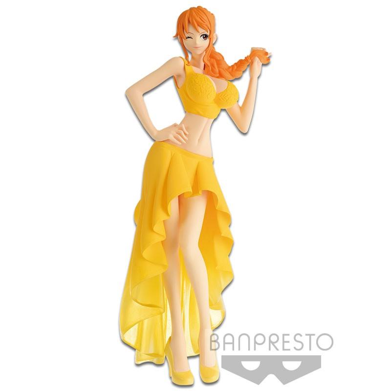 One Piece Lady Edge Wedding Nami Yellow Dress Toys Games