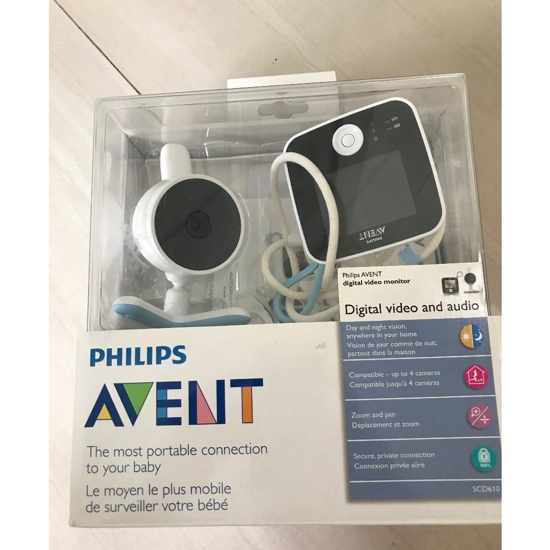 Philips AVENT SCD610 00 Digital Video Baby Monitor