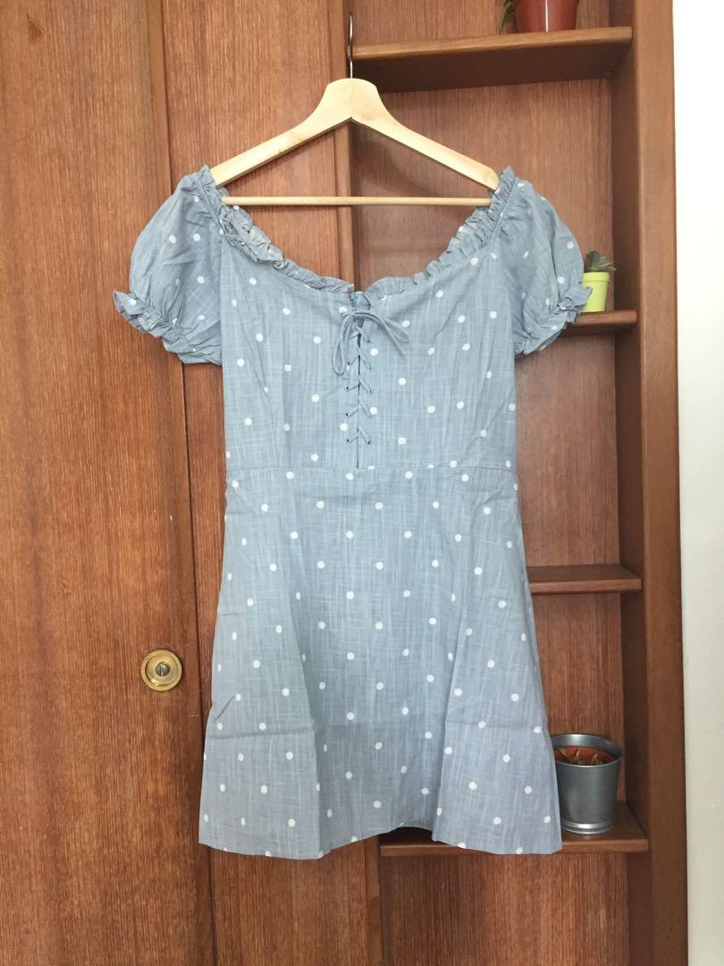 PO Reformation Klara Dress Dewdrop Women s Fashion Dresses Sets Dresses on Carousell