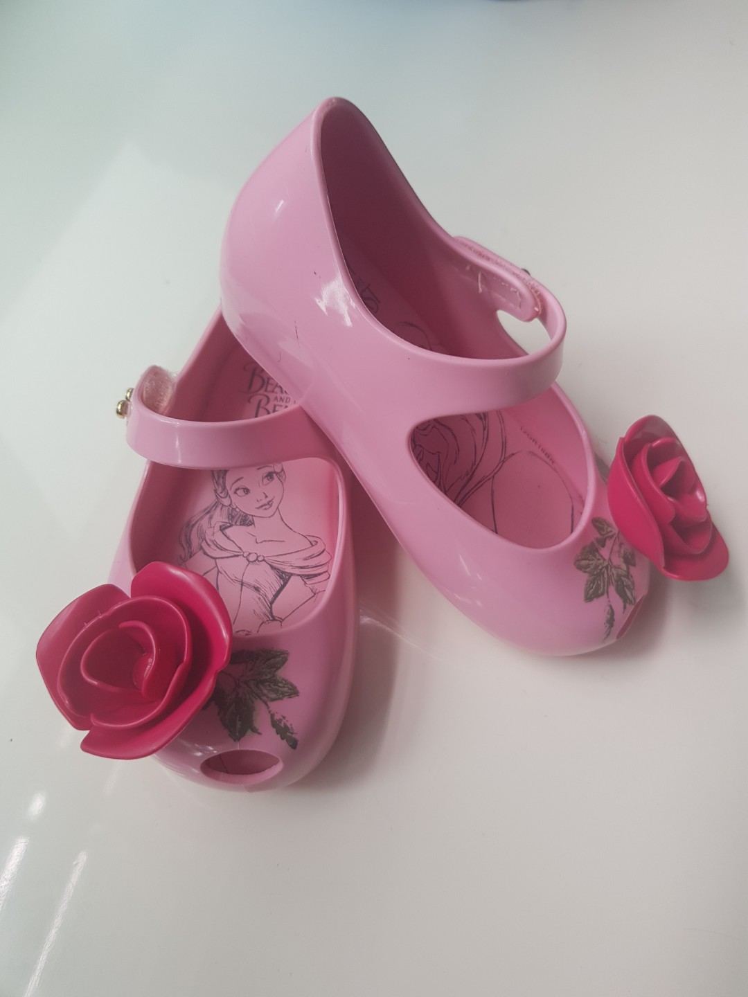 mini melissa beauty and the beast rose