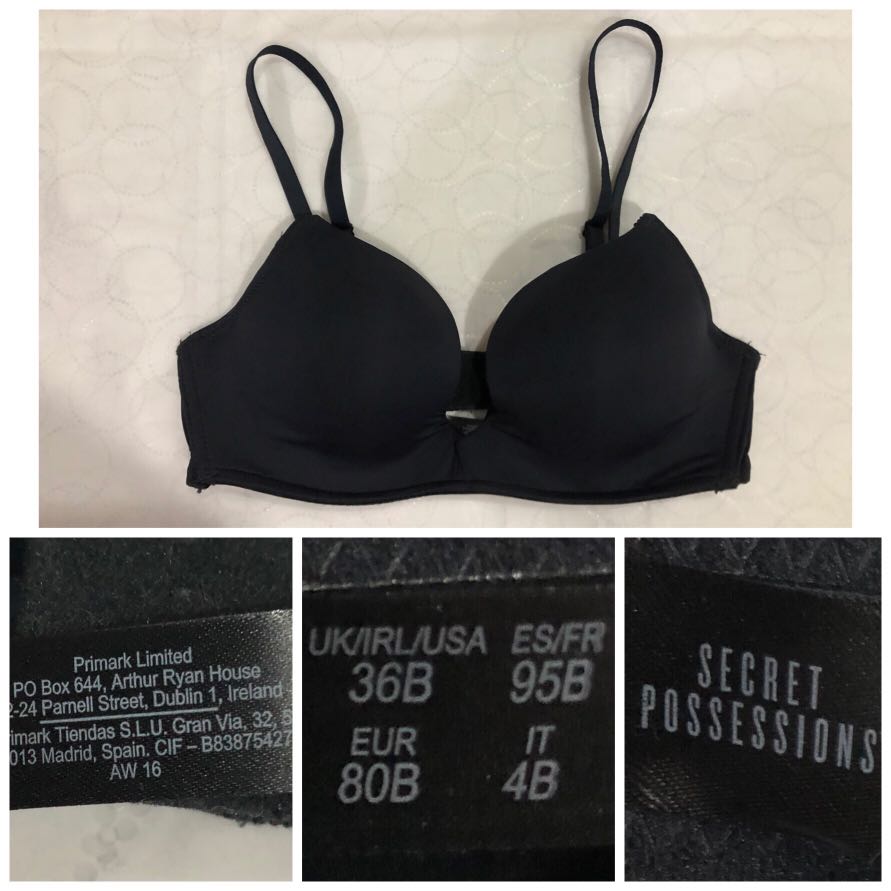 Primark Secret Possessions Wired Bra in Mocha (A Cup) Size 34A, Women's  Fashion, New Undergarments & Loungewear on Carousell