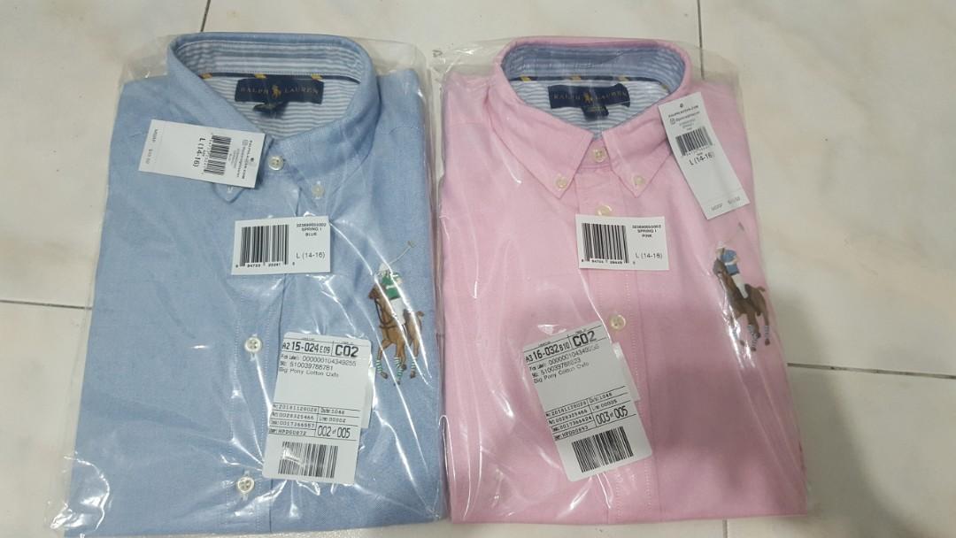 Big pony cotton oxford shirt hot sale